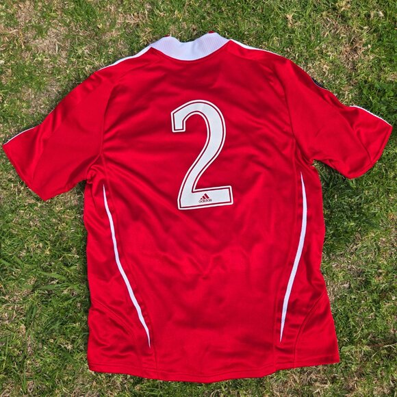 ADIDAS FORMOTION LAFC U.S. Soccer Development Academy Jersey Red And White LARGE - Picture 2 of 10
